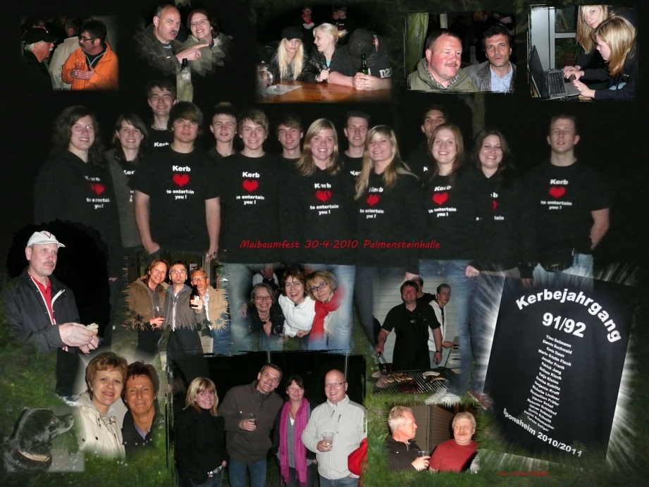 Kerbejahrgang 91 92 Maibaumfest Collage11024er jpg